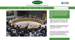 Desktop Screenshot of forum-asia.org