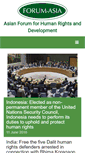 Mobile Screenshot of forum-asia.org